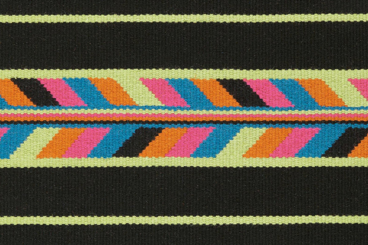 ULLMATTA 140/200 cm  - multicolor/svart, Basics, textil (140/200cm)