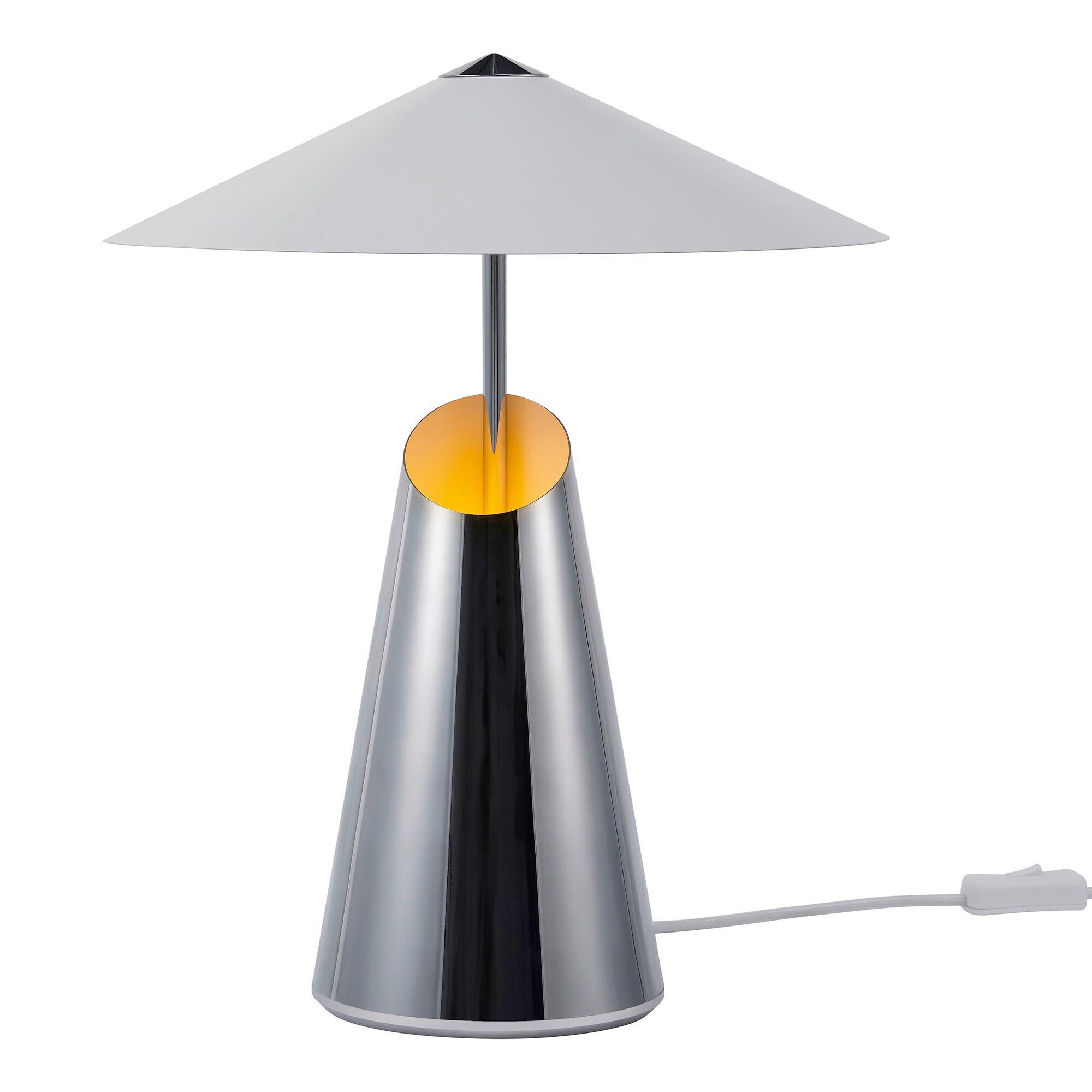 TISCHLEUCHTE Taido 38/32 cm  - Chromfarben, Design, Metall (38/32cm) - Nordlux