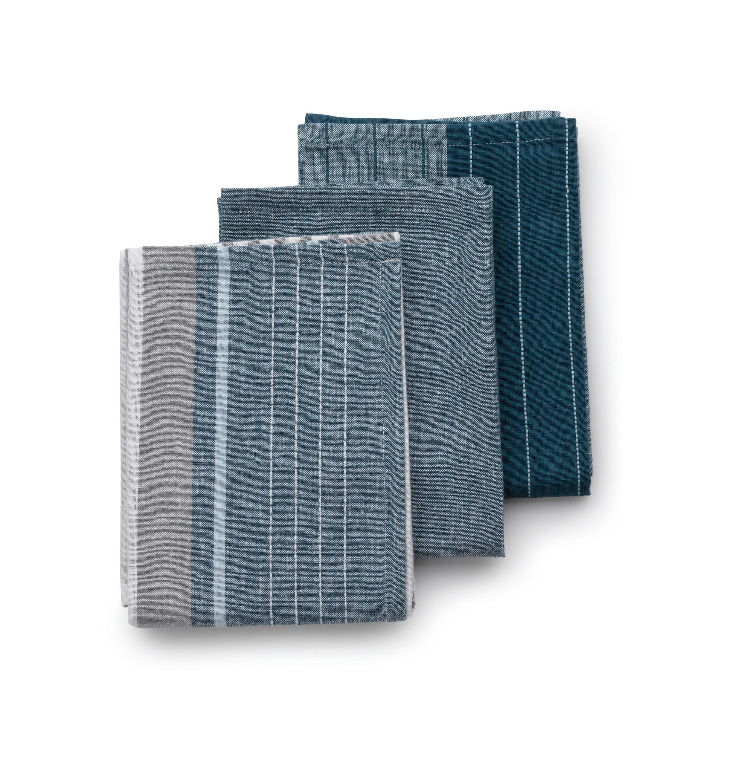 GESCHIRRTUCH-SET Blau  - Blau, KONVENTIONELL, Textil (45/65cm) - Kela