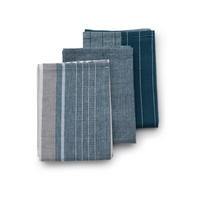 GESCHIRRTUCH-SET Blau  - Blau, KONVENTIONELL, Textil (45/65cm) - Kela