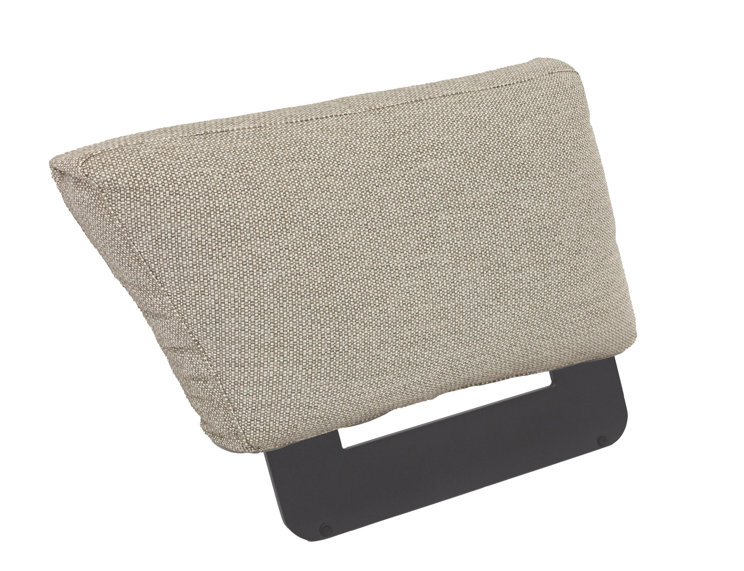 RÜCKENLEHNE  Aluminium  - Hellgrau/Graphitfarben, Design, Textil/Metall (47,5/33cm) - Zebra Süd