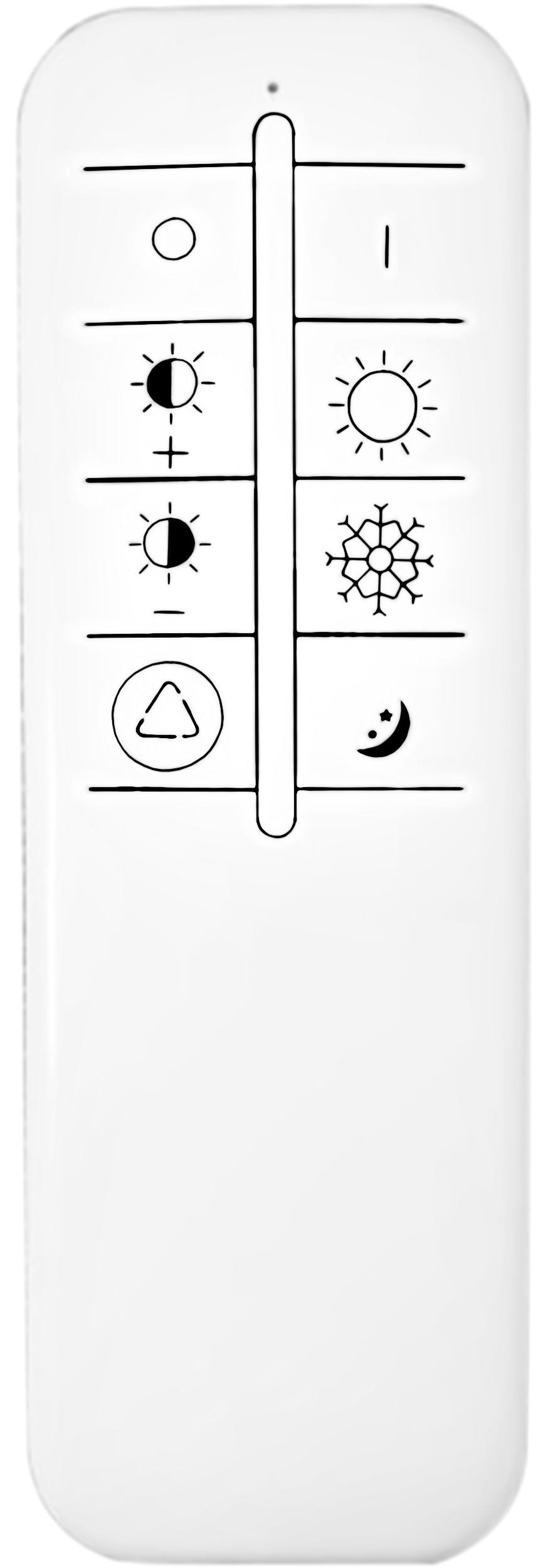 LED STROPNÉ SVIETIDLO, 50/8 cm - biela, Design, kov/plast (50/8cm) - Novel