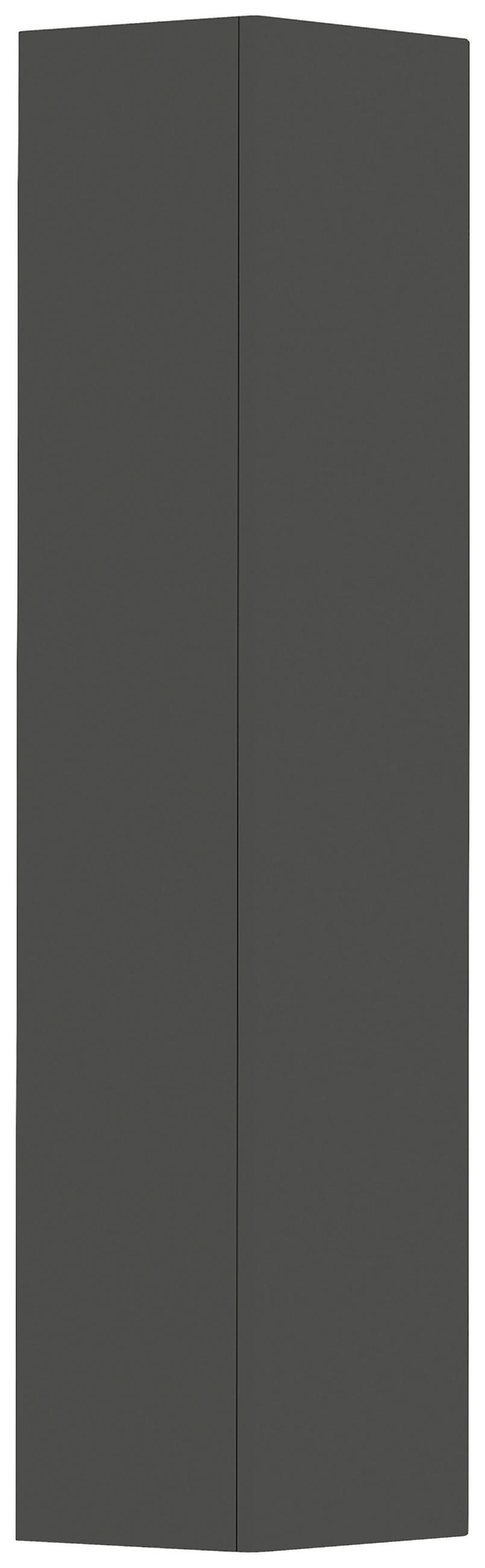 GARDEROBENSCHRANK  in 40/165/33 cm  - Anthrazit, Design, Holzwerkstoff (40/165/33cm) - Moderano