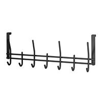 TÜRGARDEROBE Schwarz  - Schwarz, Metall (54/20/7cm)