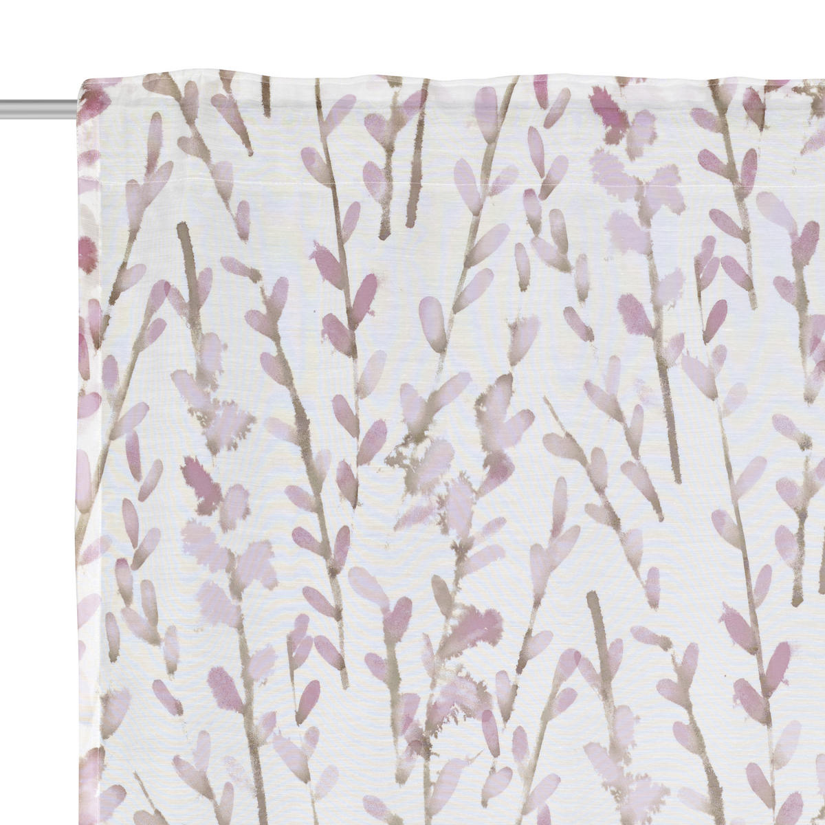 KONČANA ZAVESA  pol prosojno  140/245 cm   - roza, Konvencionalno, tekstil (140/245cm) - Esposa