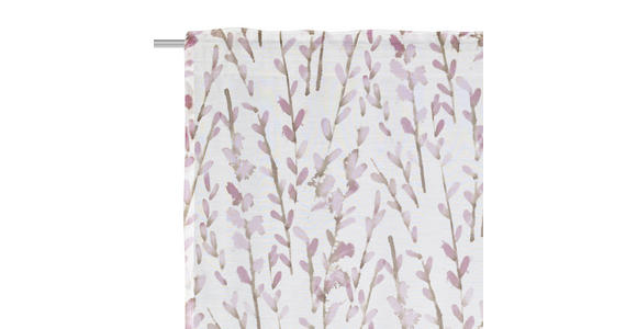 FERTIGVORHANG halbtransparent - Rosa, KONVENTIONELL, Textil (140/245cm) - Esposa