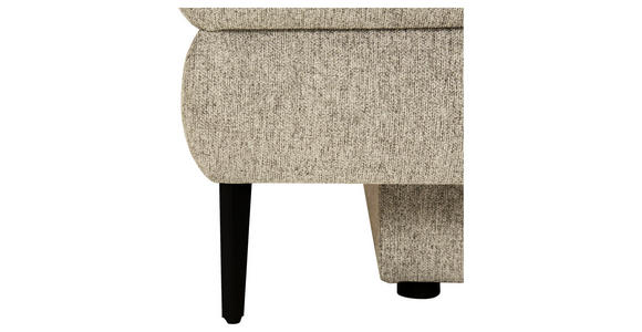 SCHLAFSOFA Webstoff Beige  - Beige/Schwarz, Design, Kunststoff/Textil (200/90/100cm) - Venda