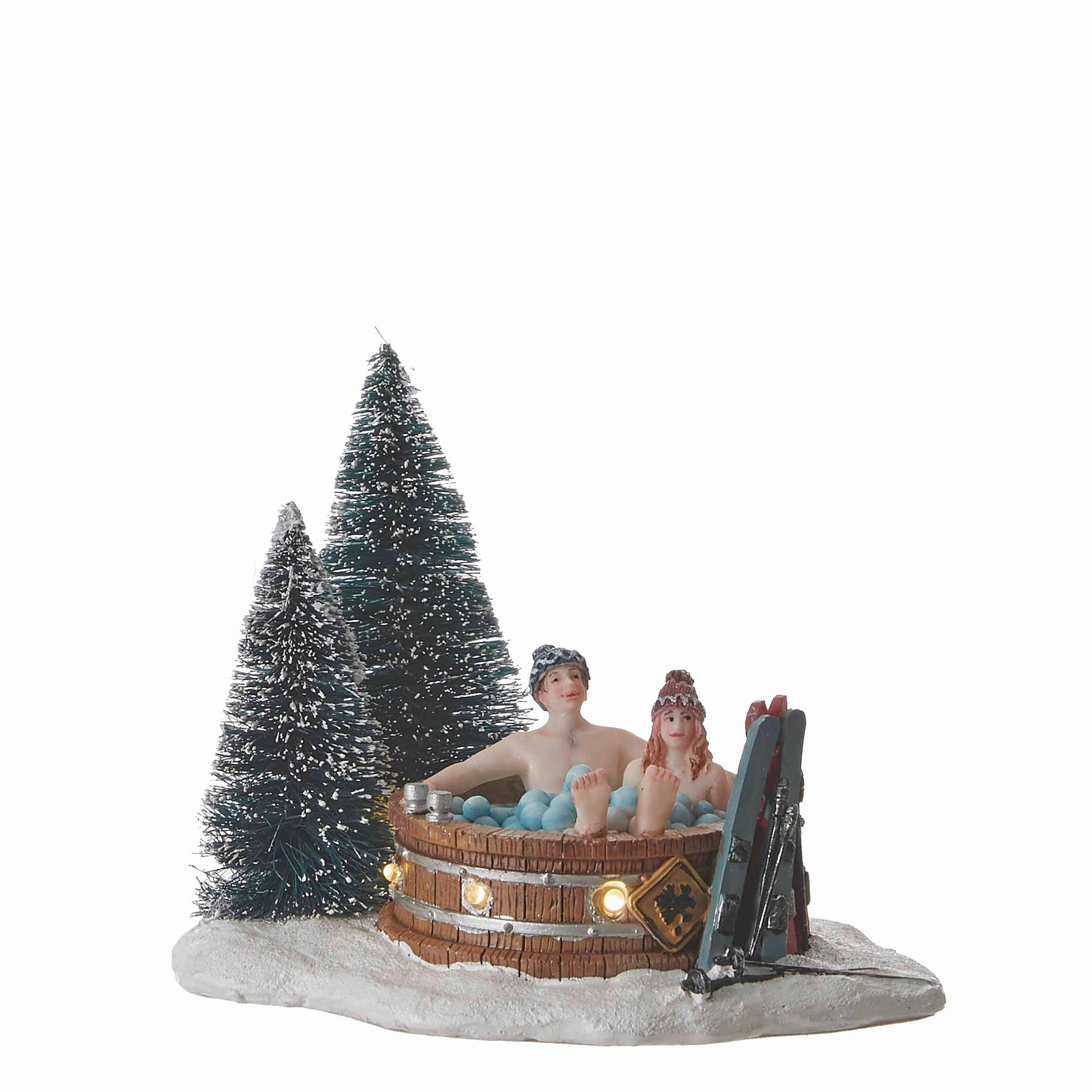 KARÁCSONYI FIGURA - többszínű, Basics, műanyag (13/10/11cm)