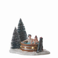 KARÁCSONYI FIGURA - többszínű, Basics, műanyag (13/10/11cm)