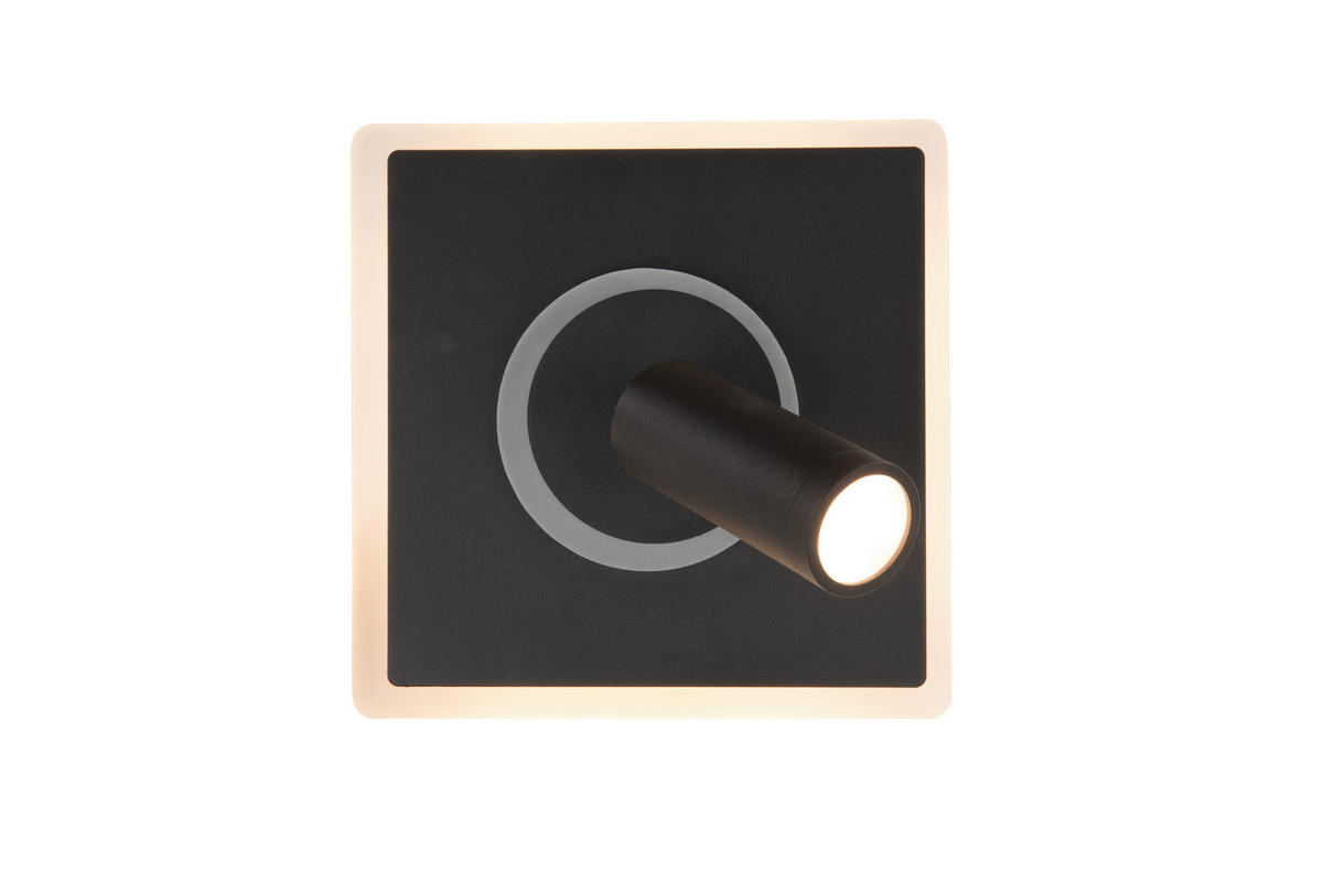 LED-WANDLEUCHTE Spark 20/20/5 cm   - Trend, Kunststoff/Metall (20/20/5cm) - Novel