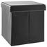 SITZBOX in Textil, Holzwerkstoff - Schwarz, Basics, Holzwerkstoff/Textil (38/38/38cm) - Carryhome SITZBOX in Textil, Holzwerkstoff - Schwarz, Basics, Holzwerkstoff/Textil (38/38/38cm) - Carryhome