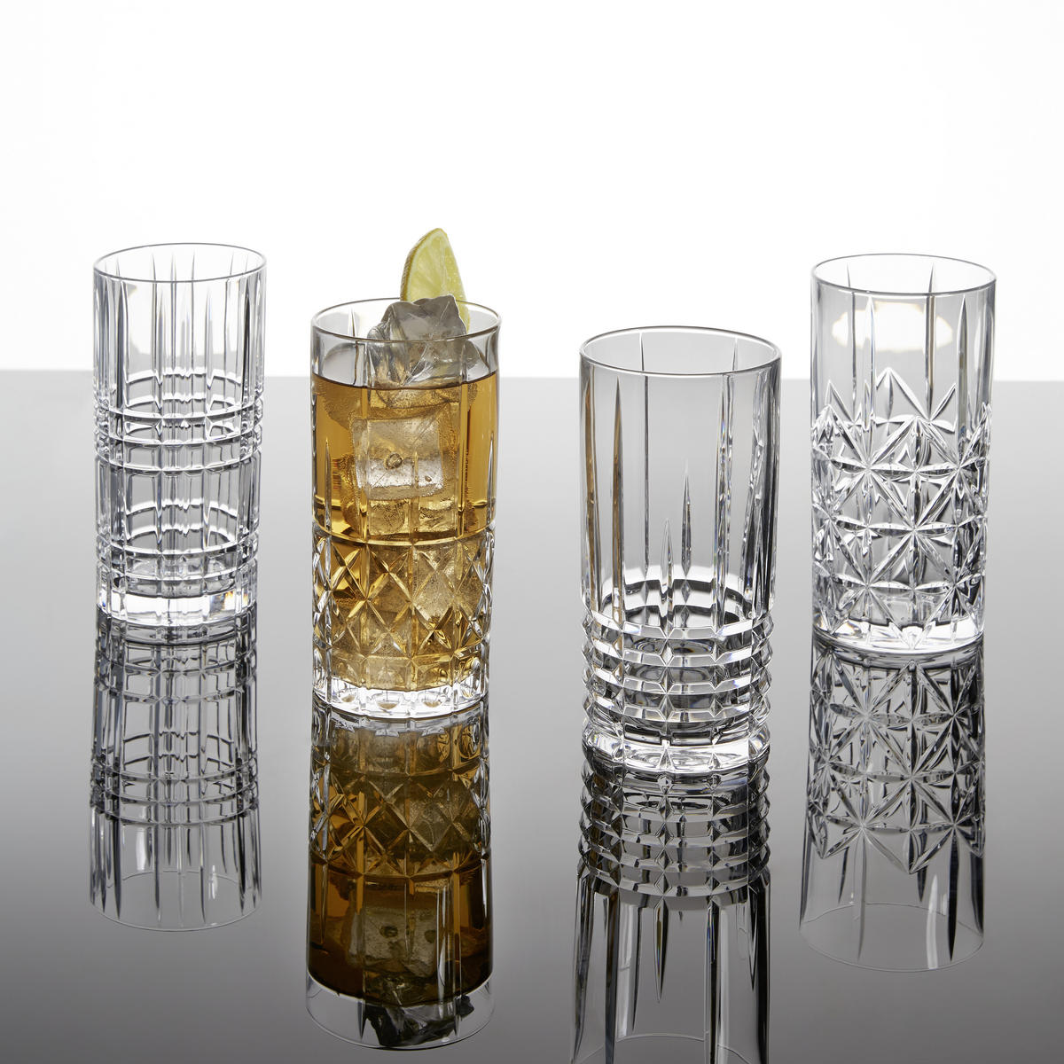 GLÄSERSET HIGHLAND  4-teilig  - Klar, KONVENTIONELL, Glas (445ml) - Nachtmann