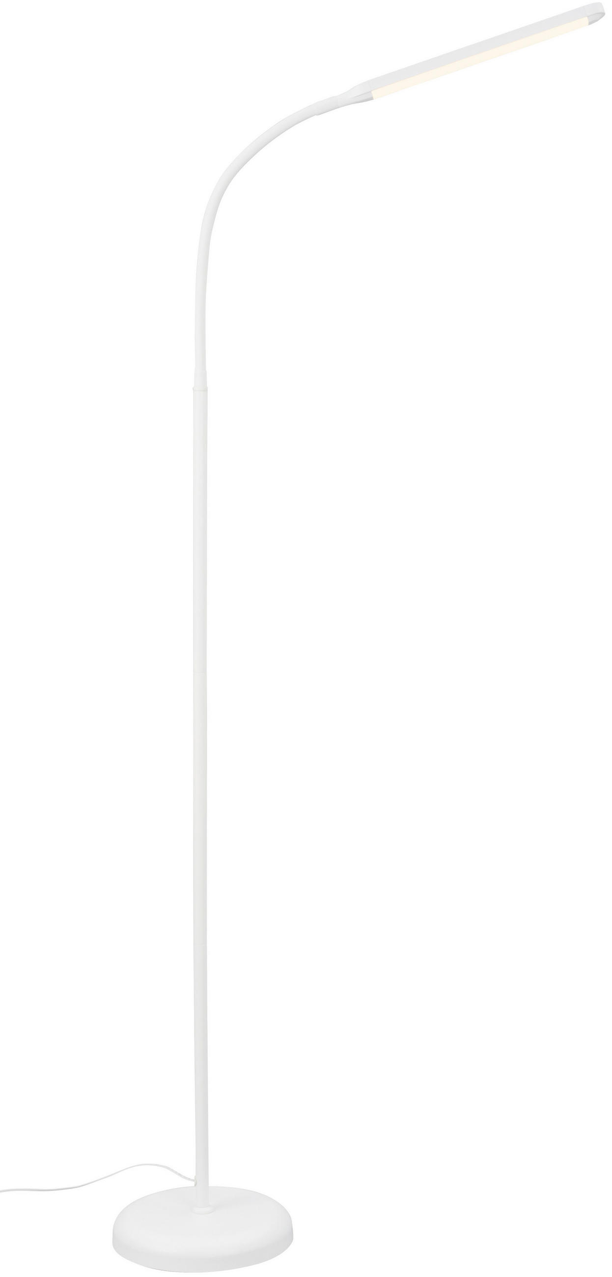 STOJACÍ LED LAMPA, 21/170 cm  - bílá, Basics, kov/plast (21/170cm)