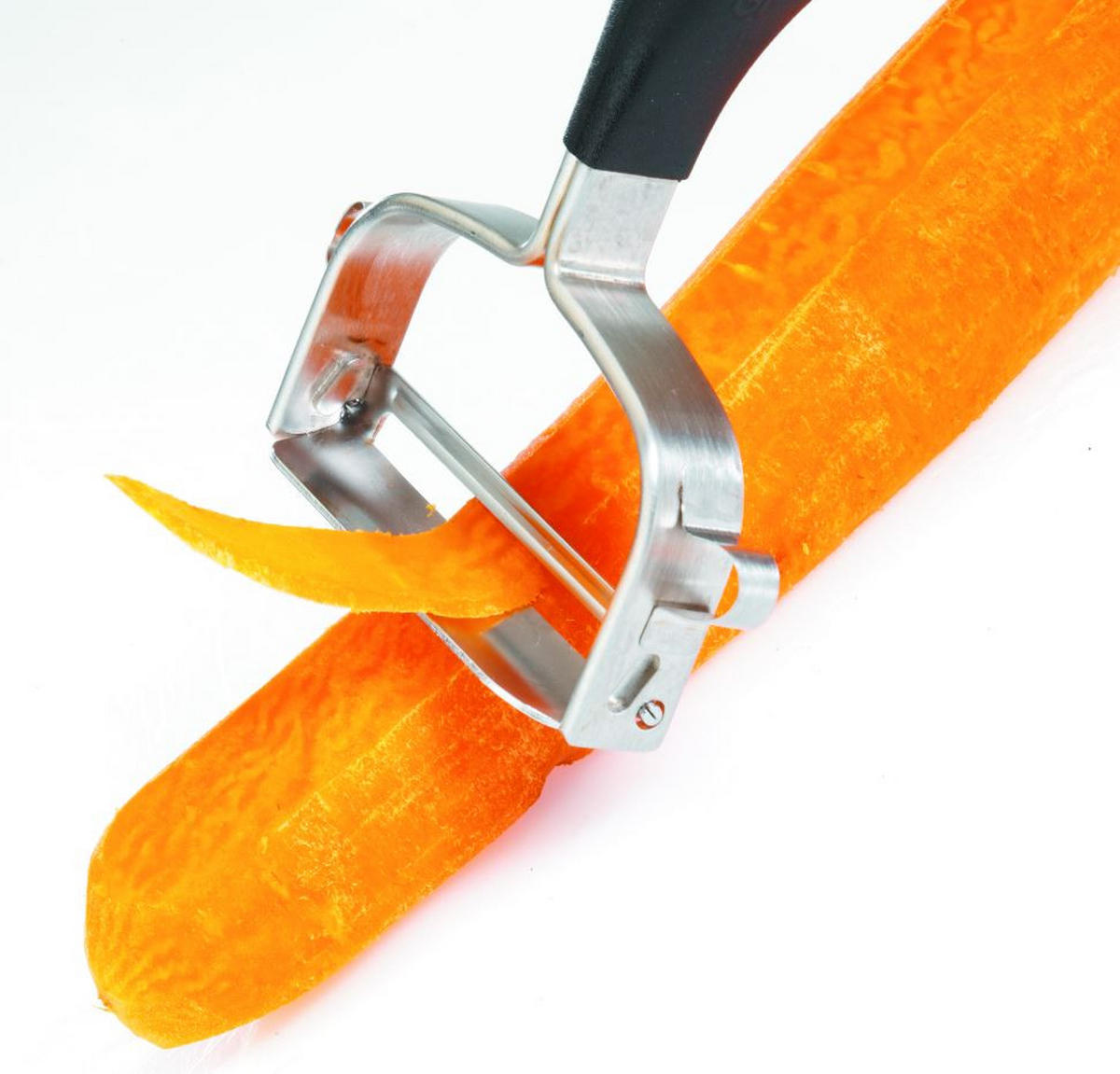 LJUŠTILICA - boja nerđajućeg čelika/crna, Osnovno, metal/plastika (15cm) - Gefu