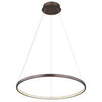VISEČA LED-SVETILKA   //3000 K/230 V/ - opal/rjava, Design, kovina/umetna masa (60,5/120cm) - Globo