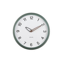 WANDUHR Grün  - Grün, Basics, Kunststoff (30cm) - Karlsson