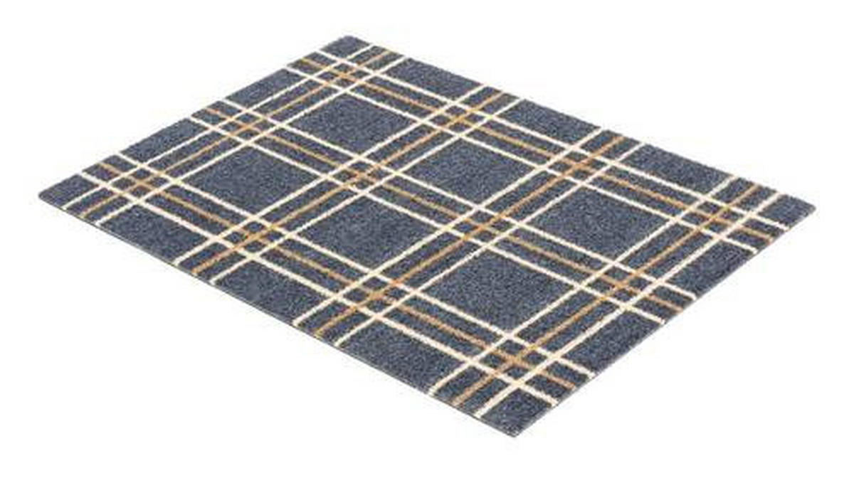 OTIRAČ ZA OBUĆU 50/70 cm   - siva/tamnonarandžasta, Osnovno, tekstil (50/70cm)