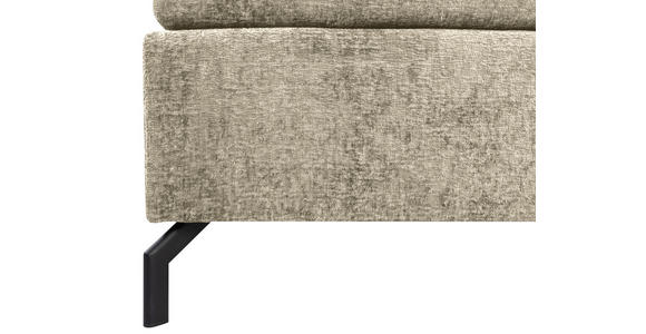 BOXSPRINGBETT 140/200 cm  in Hellbraun  - Hellbraun/Schwarz, Design, Textil/Metall (140/200cm) - Esposa