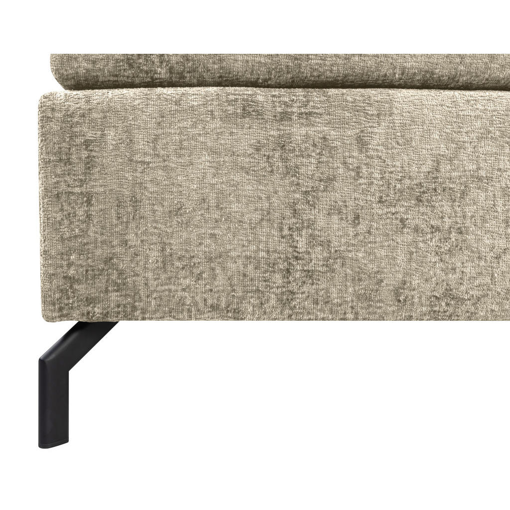 Thumbnail - Esposa Boxspringbett, Hellbraun, Textil, H3, Höhe ca. 17 cm, 140x200 cm, Stoffauswahl, Topper durchgehend, Matratze in v...
