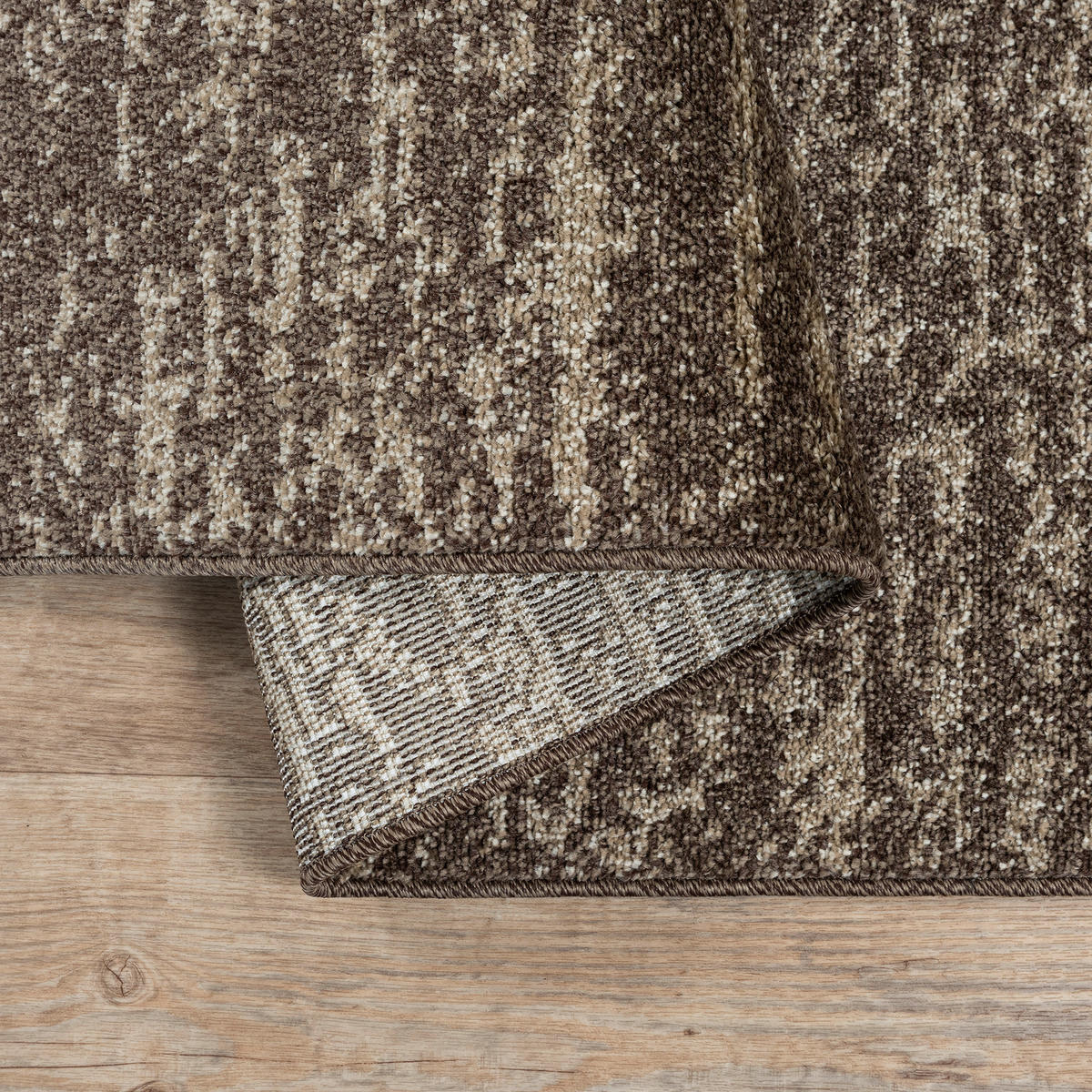 WEBTEPPICH 140/200 cm Oslo Braun  - Braun, KONVENTIONELL, Kunststoff/Textil (140/200cm) - Novel