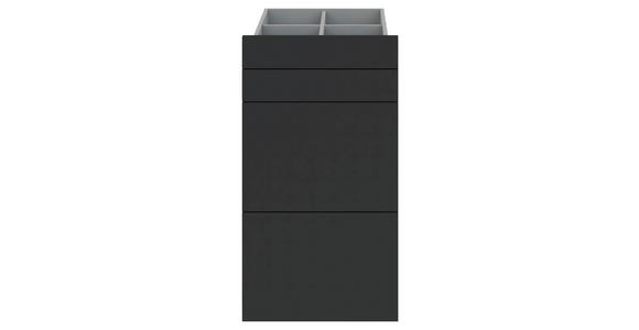 SCHUBLADENSET 45,3/83/46,8 cm Anthrazit - Anthrazit, KONVENTIONELL, Holzwerkstoff (45,3/83/46,8cm) - Hom`in