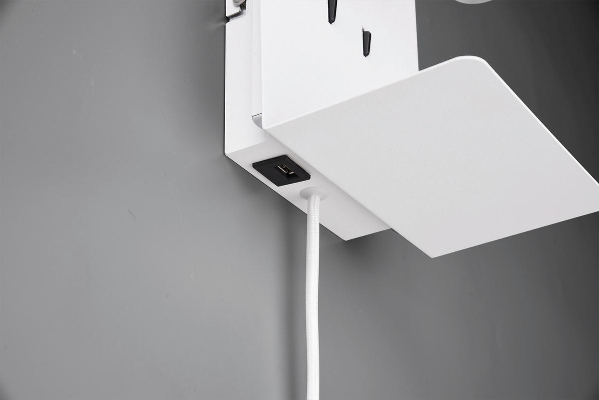 LED-WANDLEUCHTE - Weiss, Basics, Metall (20/16/14cm) - Trio Leuchten