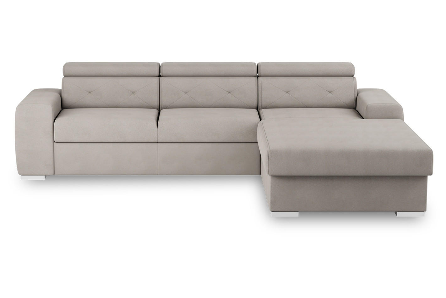MID.YOU ROHOVÁ ROZKLÁDACÍ POHOVKA, textil, krémová