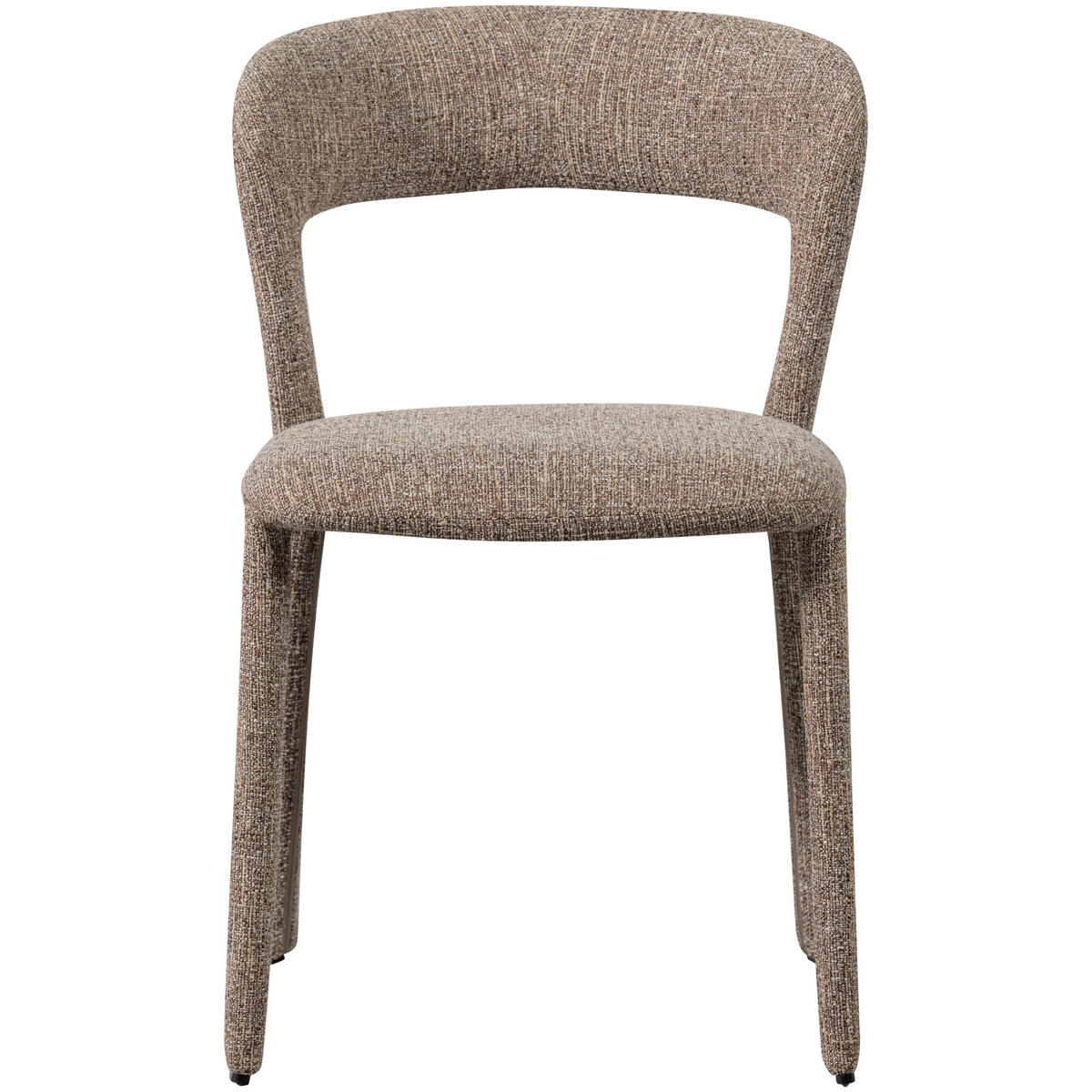 STUHL-SET 2 Stück  in Webstoff  - Sandfarben/Braun, MODERN, Textil (51/76/56cm) - Livetastic