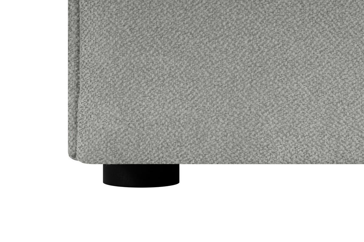 BOXSPRINGBETT 140/200 cm,  in Grau  - Schwarz/Grau, Design, Kunststoff/Textil (140/200cm) - Welnova