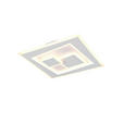 LED-DECKENLEUCHTE 35,5/35,5/6 cm  - Weiß, Design, Kunststoff/Metall (35,5/35,5/6cm) - Novel