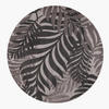 OUTDOORTEPPICH 120 cm Floral Grau  - Grau, LIFESTYLE, Kunststoff/Textil (120cm)