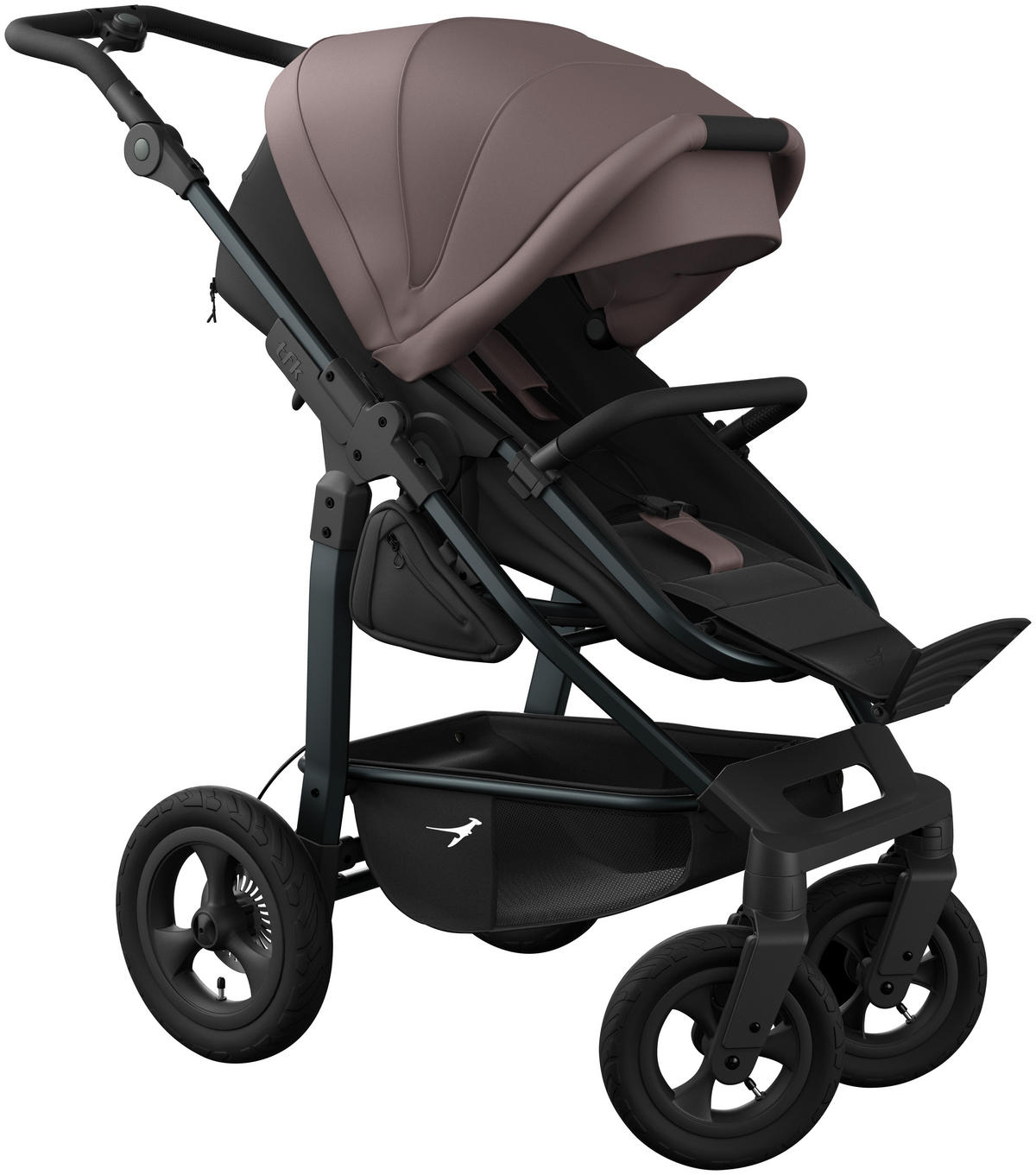 KOMBIKINDERWAGEN  - Anthrazit, Basics, Metall (57/110/108cm) - TFK