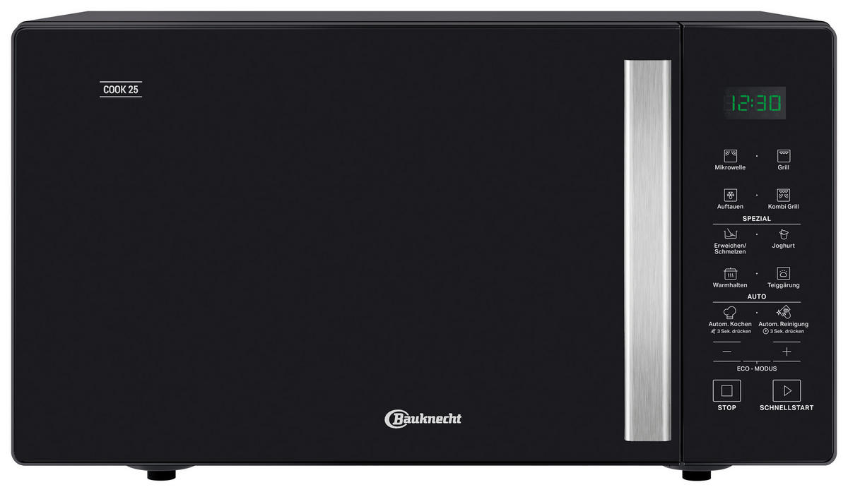 MIKROWELLE MWK 253 B  - Schwarz, Trend, Glas/Kunststoff (48,3/28,1/41,9cm) - Bauknecht