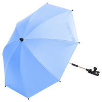 KINDERWAGENSONNENSCHIRM  - Hellblau, Basics, Textil/Metall (75cm) - Jimmylee