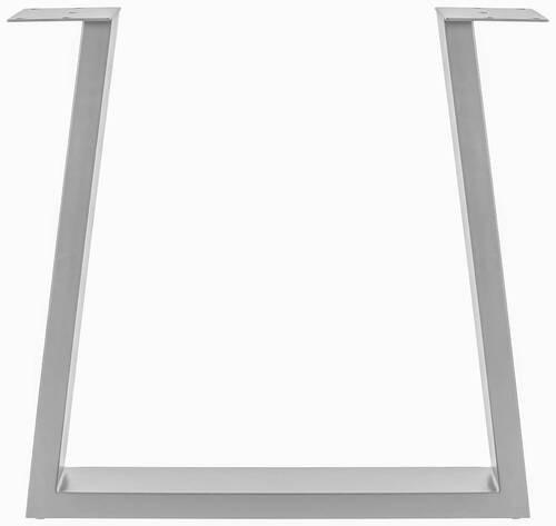 TISCHGESTELL in Metall 73/17/74 cm   - Edelstahlfarben, Design, Metall (73/17/74cm) - Waldwelt