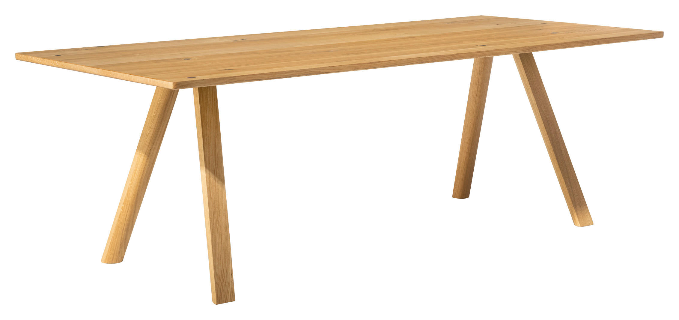 ESSTISCH in Holz 225/100/75 cm  - Wildeiche, Design, Holz (225/100/75cm) - Team 7