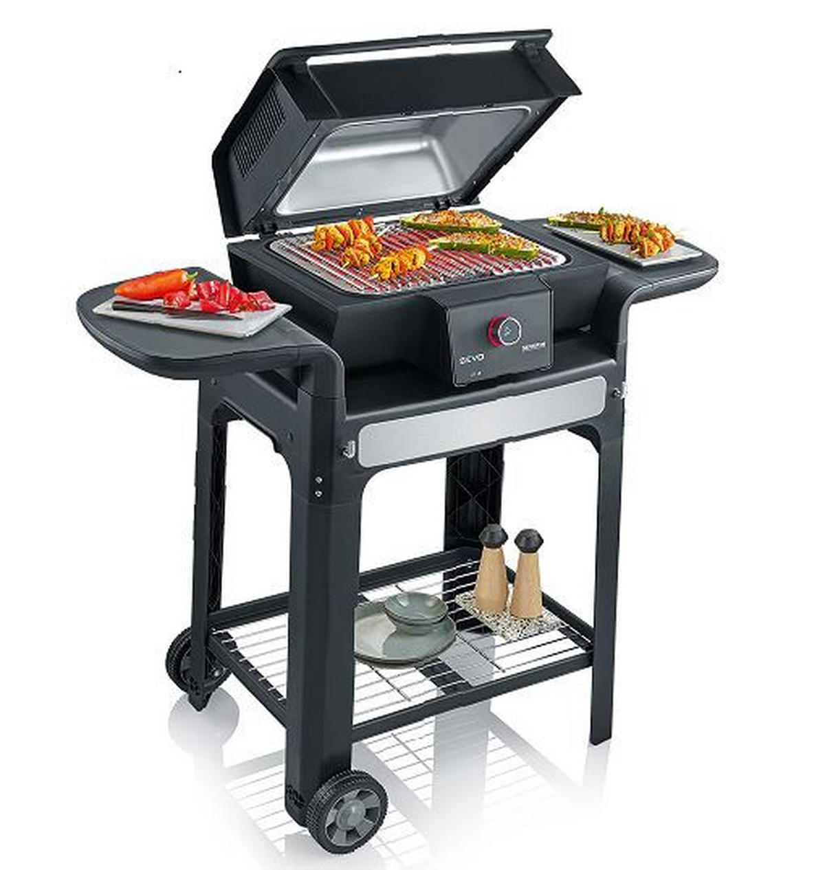 ELEKTROGRILL - Schwarz, Basics, Metall (66/119/126cm) - Severin