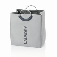 VREČA ZA PERILO - svetlo siva, Konvencionalno, umetna masa (29/54/50cm) - Kela