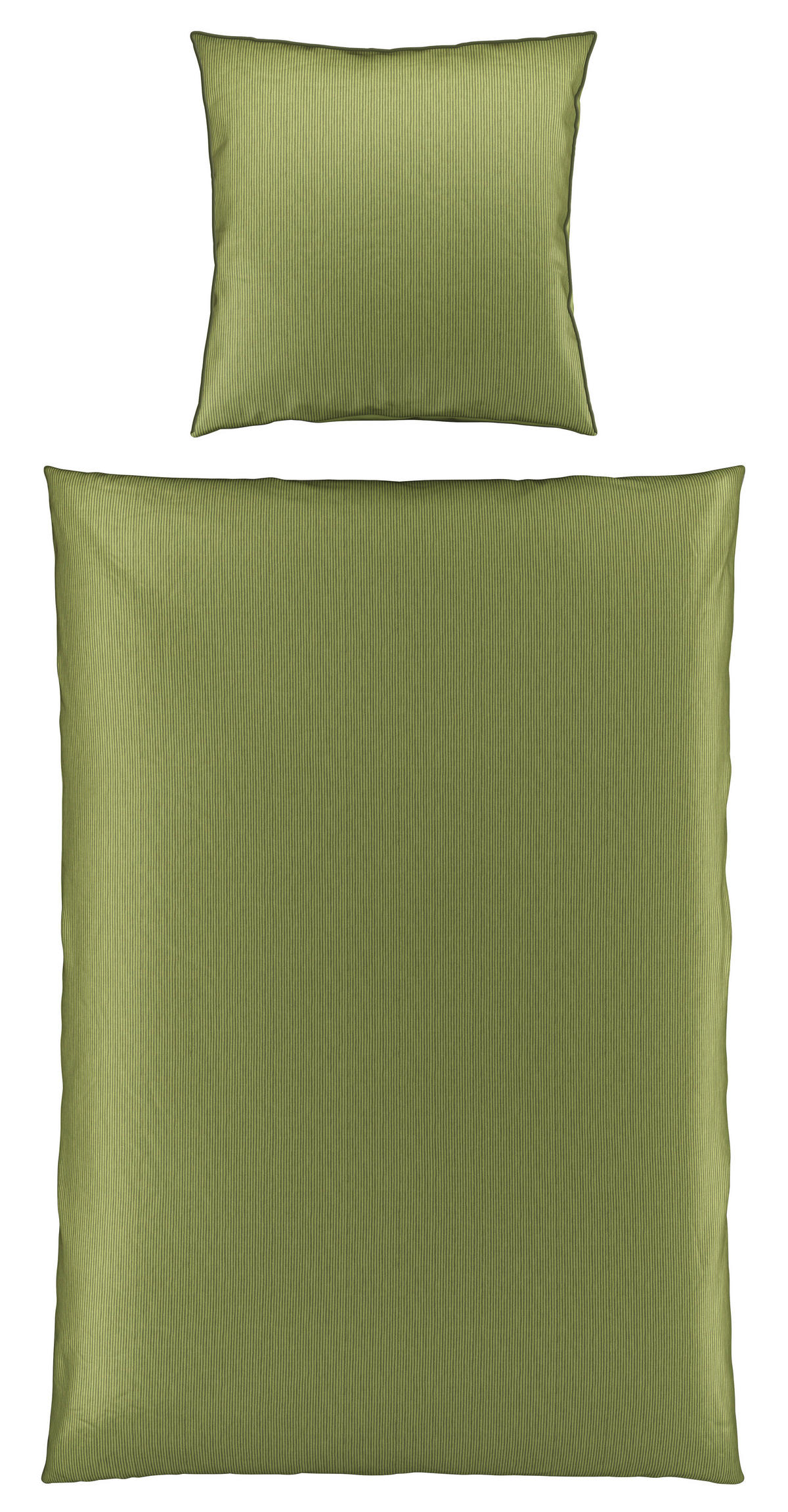 WENDEBETTWÄSCHE Satin 135/200 cm  - Dunkelgrün, Basics, Textil (135/200cm) - Bio:Vio