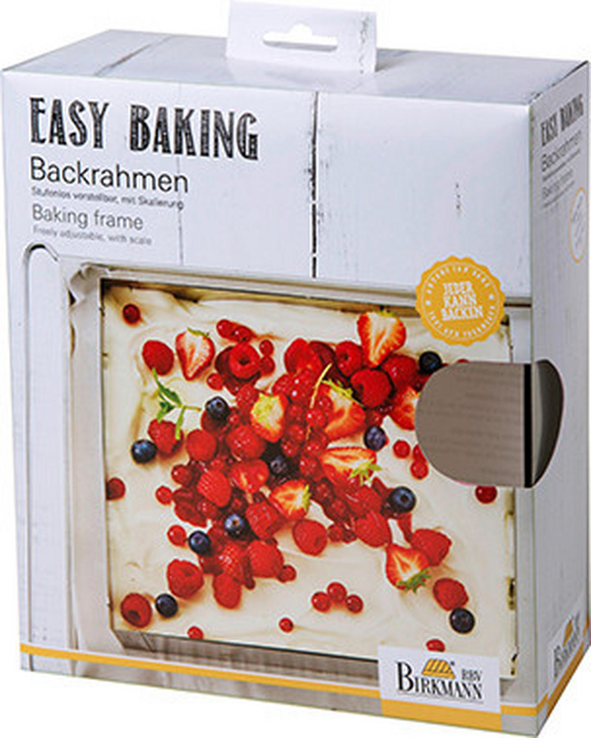 BACKRAHMEN  - Silberfarben, KONVENTIONELL, Metall (22-43/7/25-48cm) - Birkmann