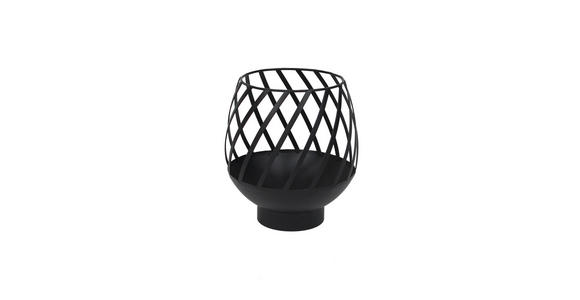 WINDLICHT - Schwarz, Design, Metall (18,5/21cm) - Ambia Home