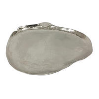 DEKORATIONSBRICKA   44,5/32/3 cm   - nickelfärgad, Trend, metall (44,5/32/3cm) - Ambia Home