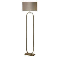 STEHLEUCHTE Modish 50/50/164 cm  - Beige/Schwarz, Design, Metall (50/50/164cm)
