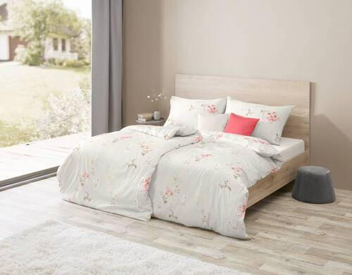 BETTWÄSCHE Standard/Timeless Makosatin 140/200 cm  - Bordeaux/Dunkelrosa, Basics, Textil (140/200cm) - Fleuresse