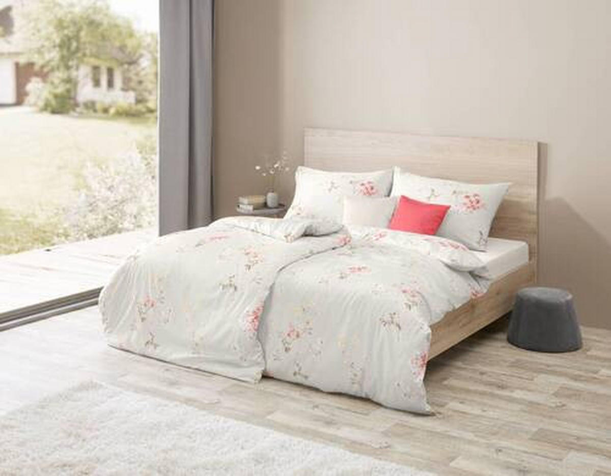 BETTWÄSCHE Standard/Timeless Makosatin 140/200 cm  - Bordeaux/Dunkelrosa, Basics, Textil (140/200cm) - Fleuresse