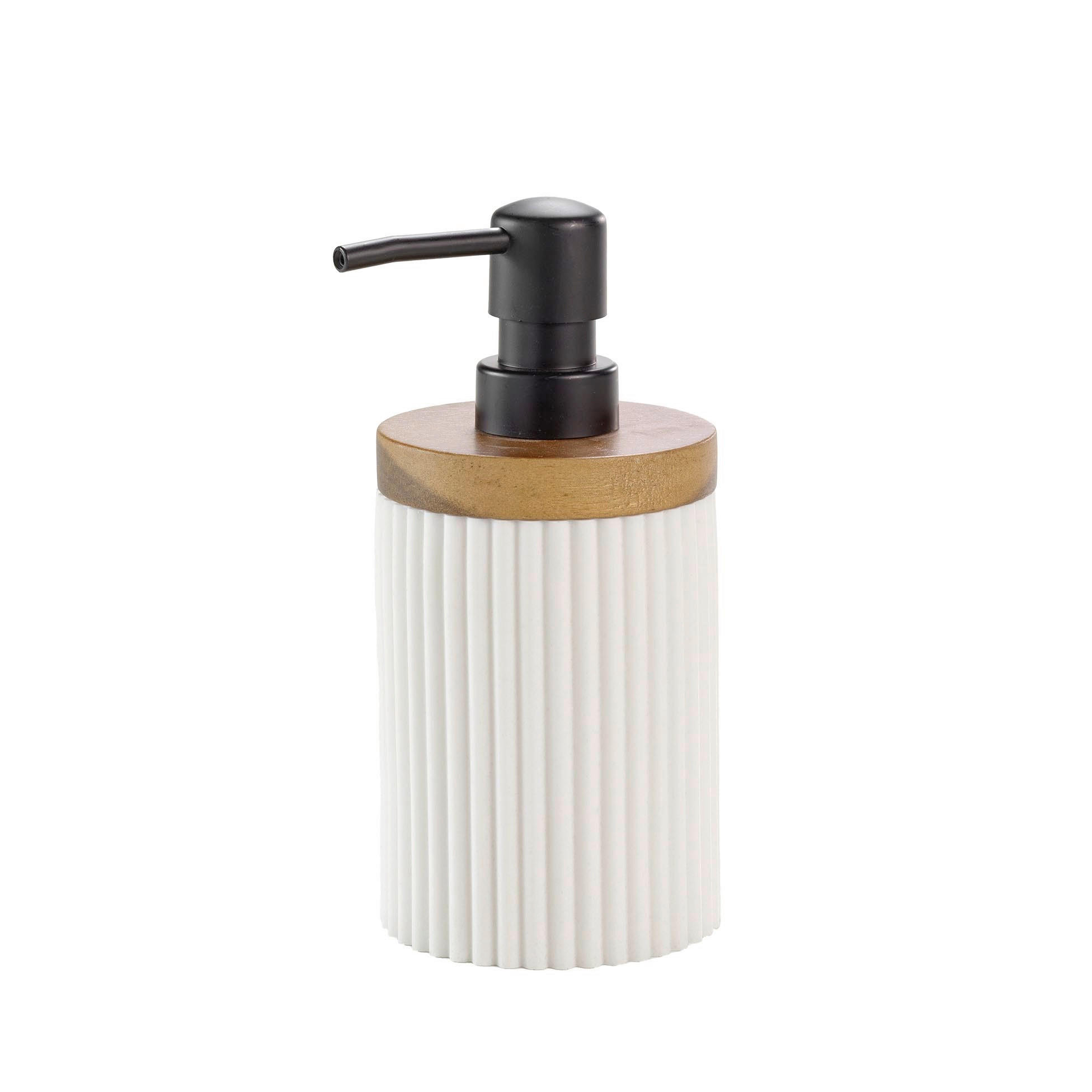 DOZATOR TEKUĆEG SAPUNA  bijela  plastika  NATURELA  - bijela, Basics, plastika (8/17cm) - Homeware