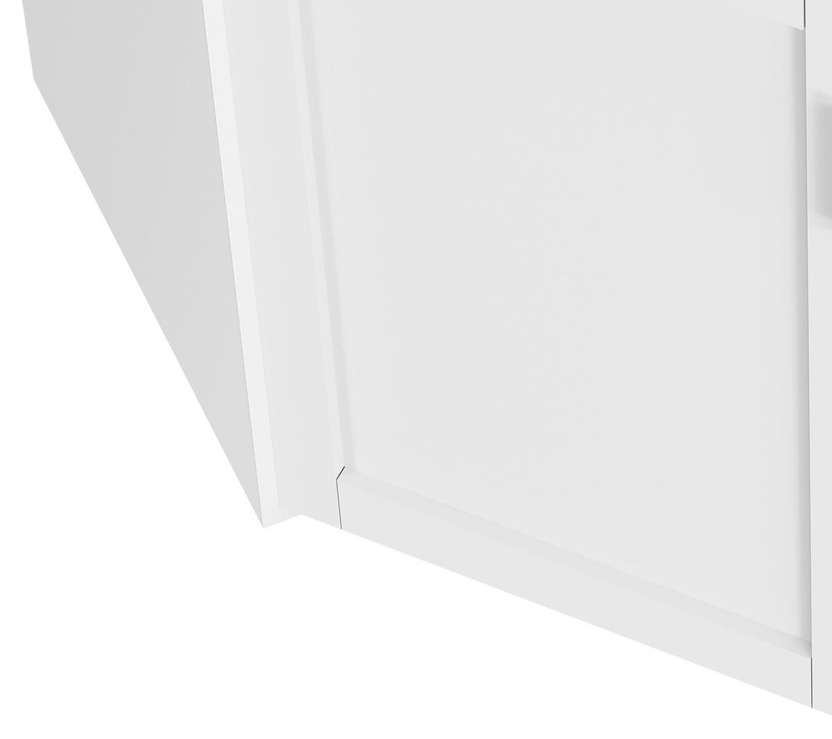 SERVIERWAGEN in Weiss, Honigeiche  - Honigeiche/Weiss, Basics, Holzwerkstoff/Kunststoff (114/89/39cm) - MID.YOU
