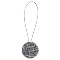 ŘASÍCÍ SPONA - tmavě šedá, Basics, textil (4cm) - Homeware