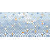 NON WOVEN-TAPET 500/250 cm  - vit/blå, Basics (500/250cm) - Komar