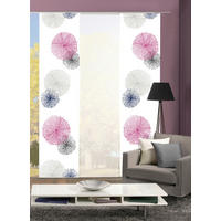 FLÄCHENVORHANG RAWLINS, 3-TLG.  3 Stück  blickdicht   60/245 cm  - Flieder, Basics, Textil (60/245cm)